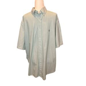 Ralph Lauren short sleeve pin stripe button up
